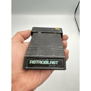 Astroblast (Atari 2600 Vcs) 1982 Video Game Cleaned Tested 5200 7800